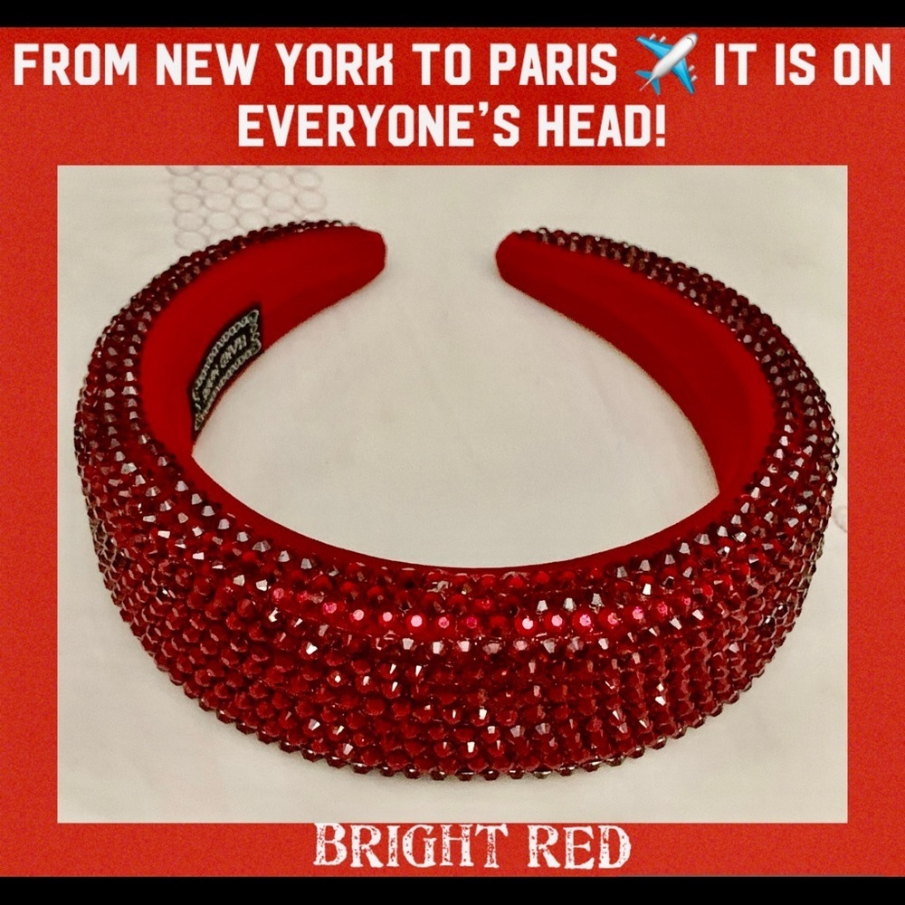 Super Elegant Red Headband to Enhance your Casual or Night Our Hair look